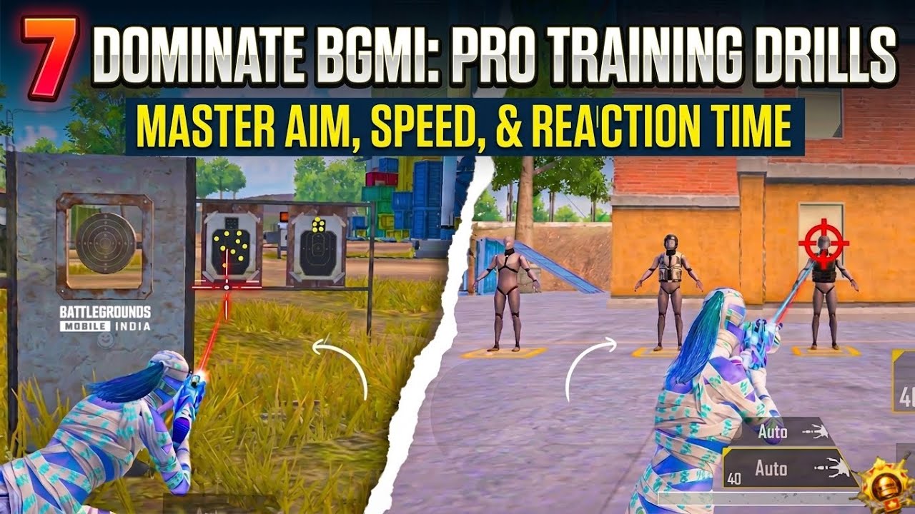 How to Get God-Level Aim & Reflexes | 7 Drills to Perfect Aim & Reflexes | BGMI