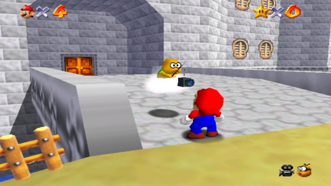 Stephen Plays: Super Mario 64 (Using The Keyboard!) | GiantGrotle