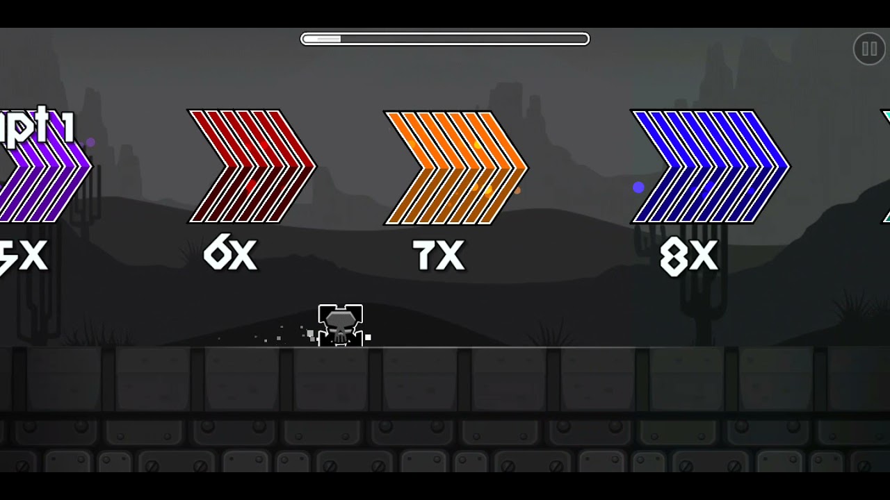 Geometry dash 0/100x speed
