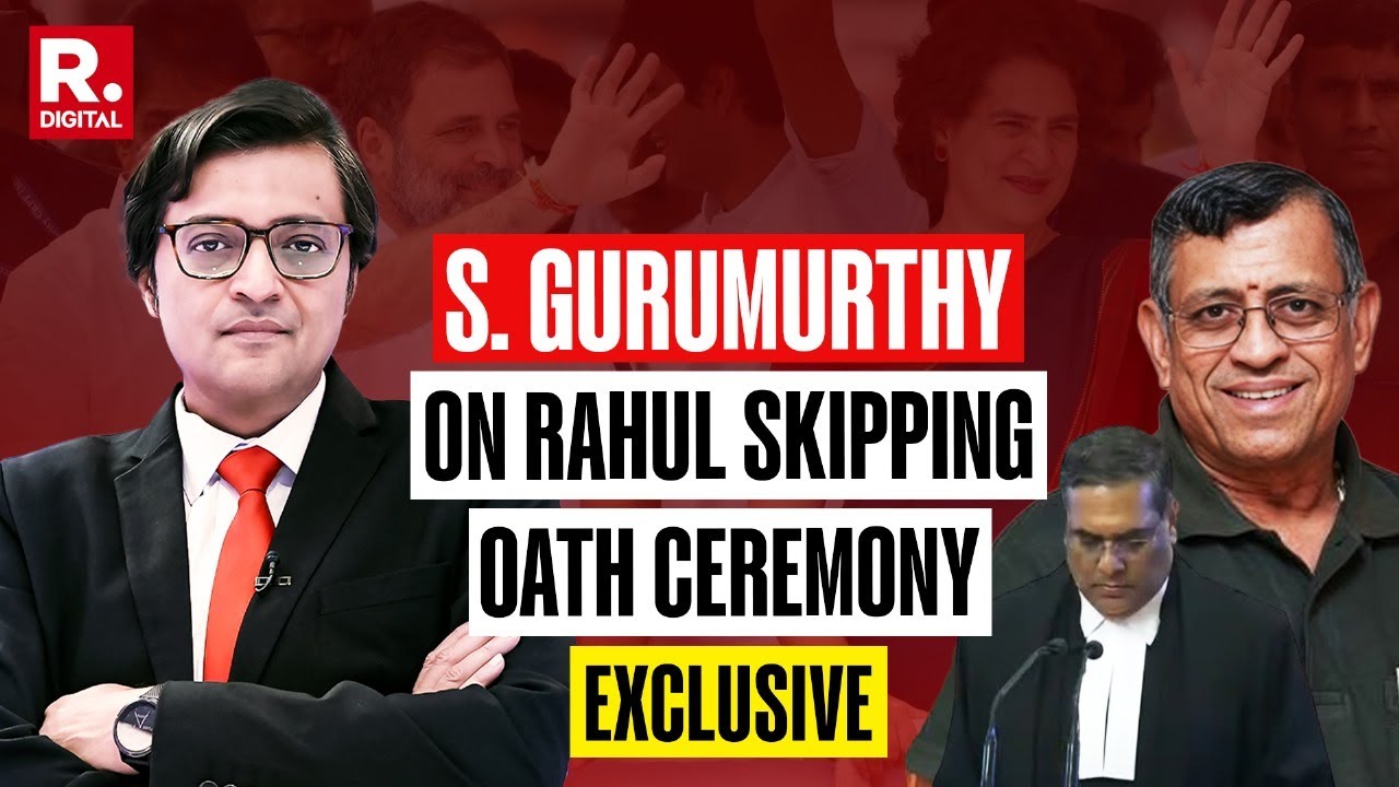 'Rahul Skipping CJI Sanjeev Khanna's Oath Ceremony Is Really Concerning': S Gurumurthy | Exclusive