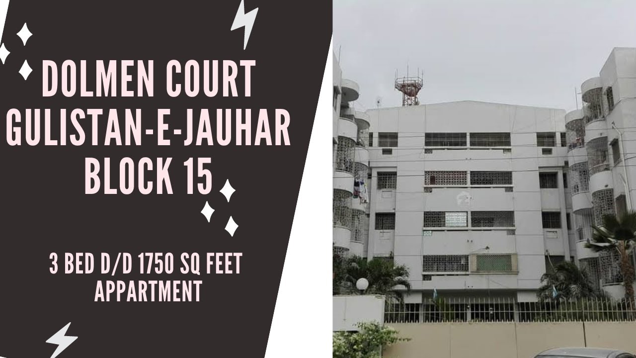 Dolmen court apartment 1 for sale Gulistan-e-jauhar block 15
