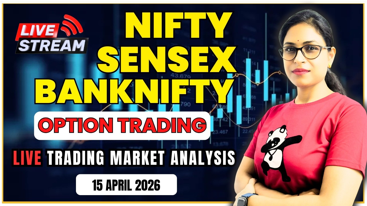 Live Trading Banknifty Nifty & Sensex Option 15 April ✅ #livetrading #nifty #bankniftylivetrading