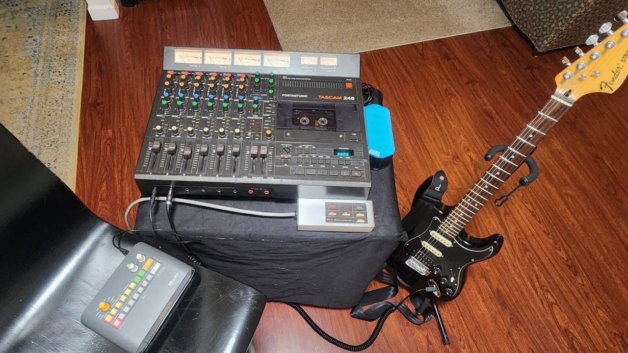 Review Como Grabar Con Una Tascam 246 #tascam246 #taperecorder