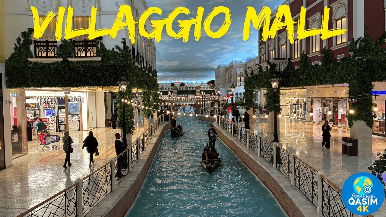 Villaggio Mall Qatar Walking Tour (4K) | Feels Like Venice 🇮🇹