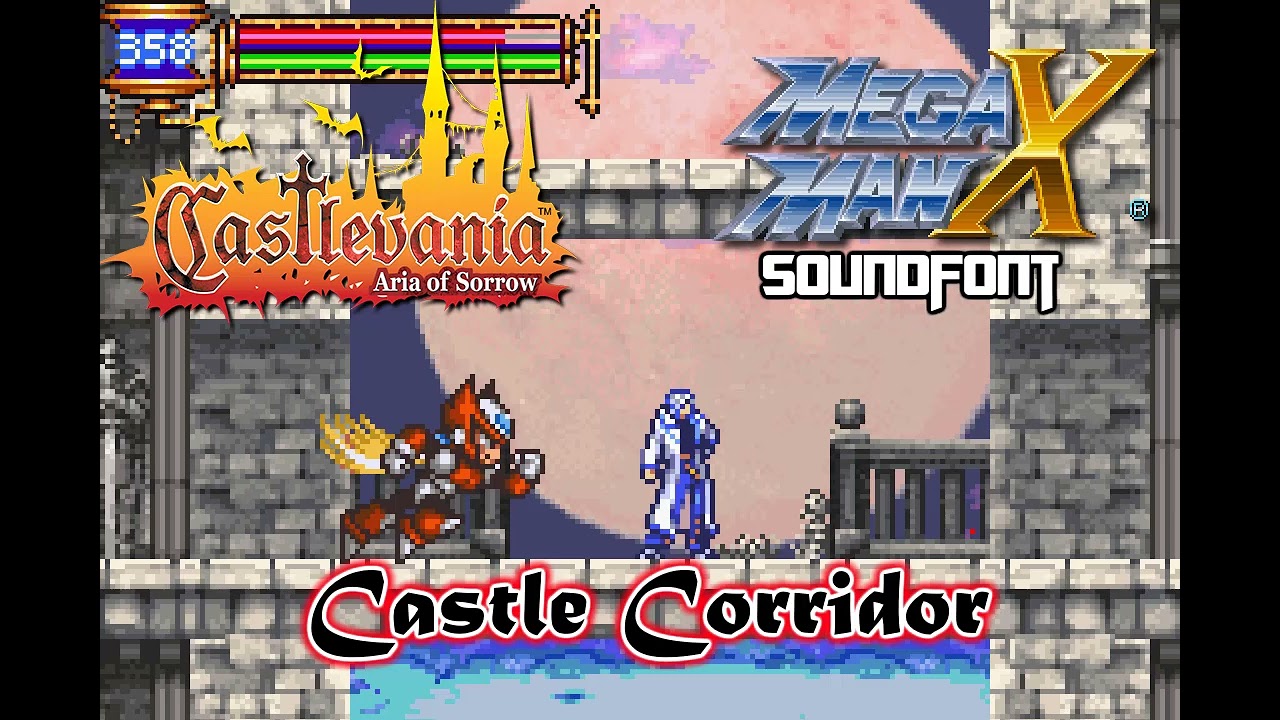 Castlevania Aria Of Sorrow Castle - Corridor [Megaman X Soundfont]