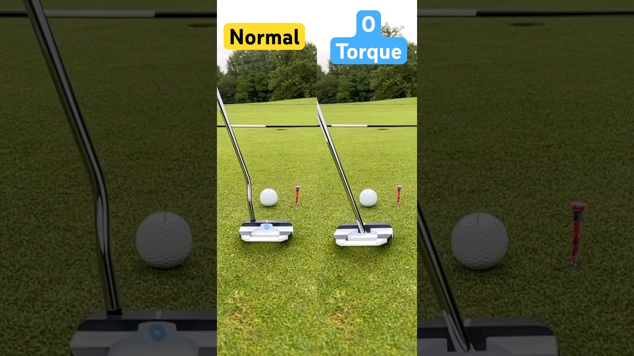 Normal vs 0 Torque Odyssey Putter 