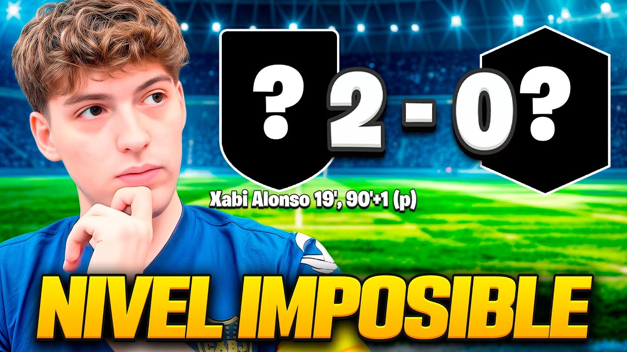 ADIVINANDO EL PARTIDO SOLO CON EL RESULTADO (NIVEL IMPOSIBLE) - CUANTO SE DE FUTBOL???