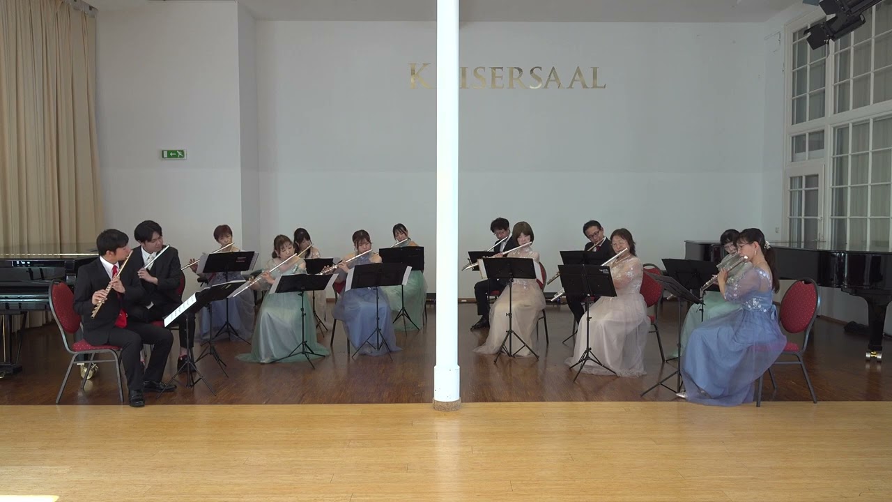 Divertimento in D dur K.136/125a 3rd mov.   Flute Orchestra　ディヴェルティメント K. 136　3楽章　モーツァルト　フルートオーケストラ