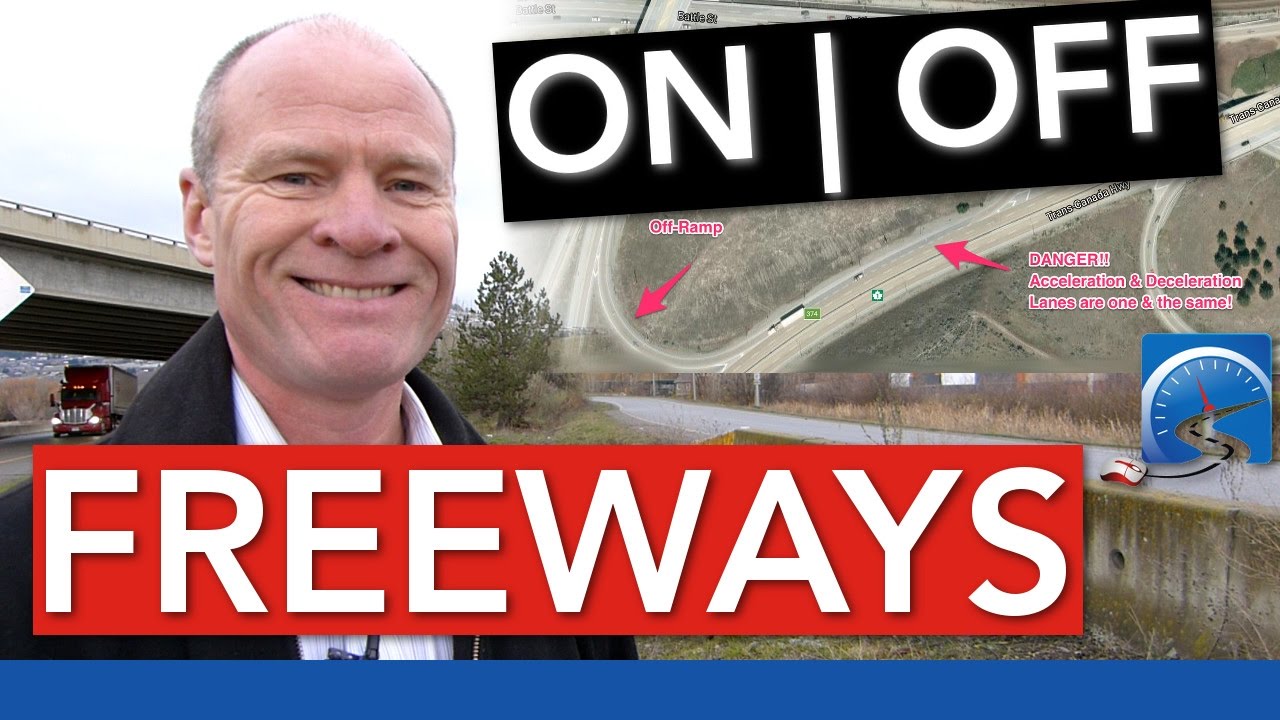 How to Get ON/OFF a Freeway, Motorway, or Highway that is Obstructed