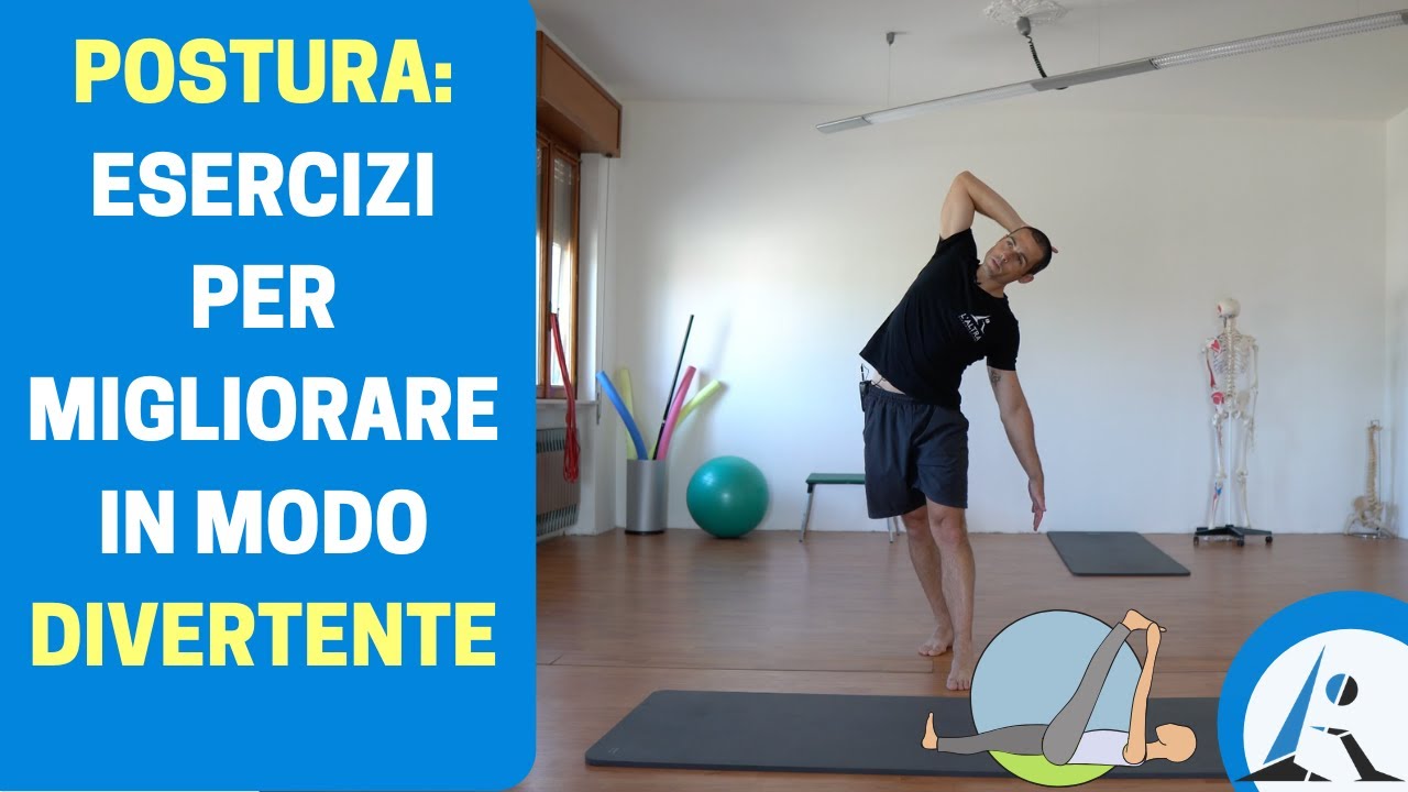 ESERCIZI per migliorare la POSTURA in modo DIVERTENTE (allenamento completo)