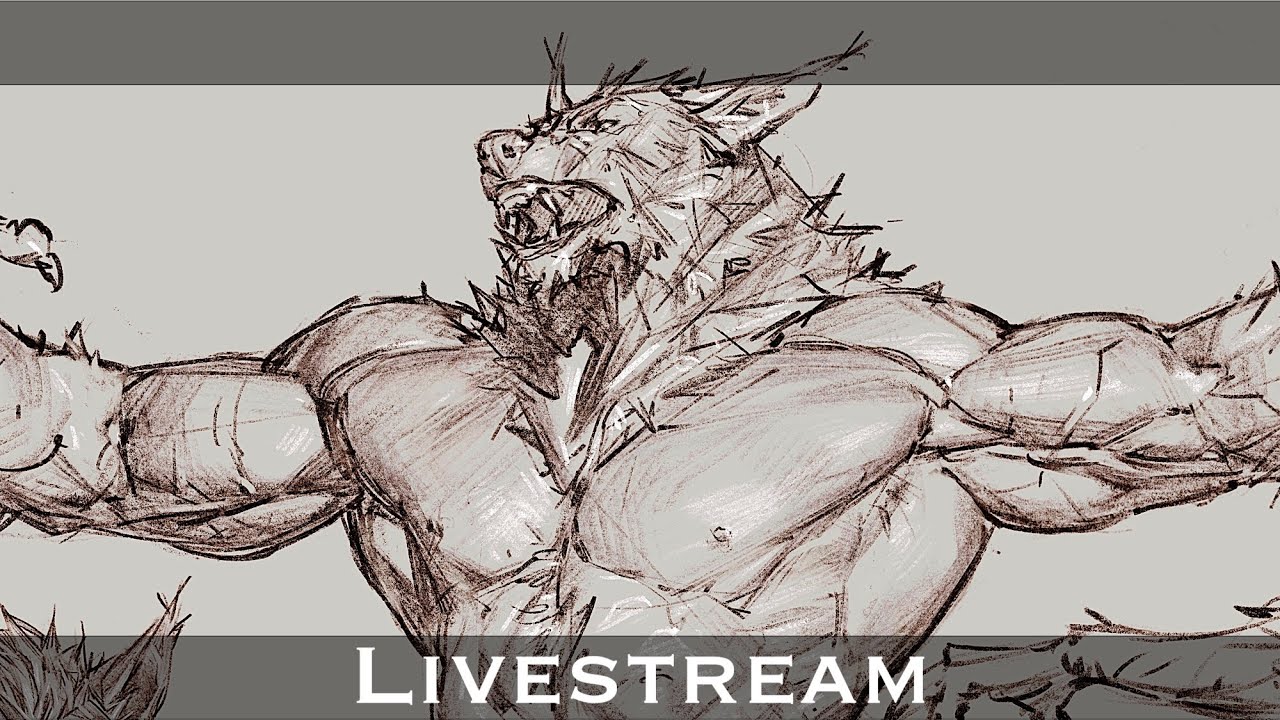 iPad Werewolf Drawing session!