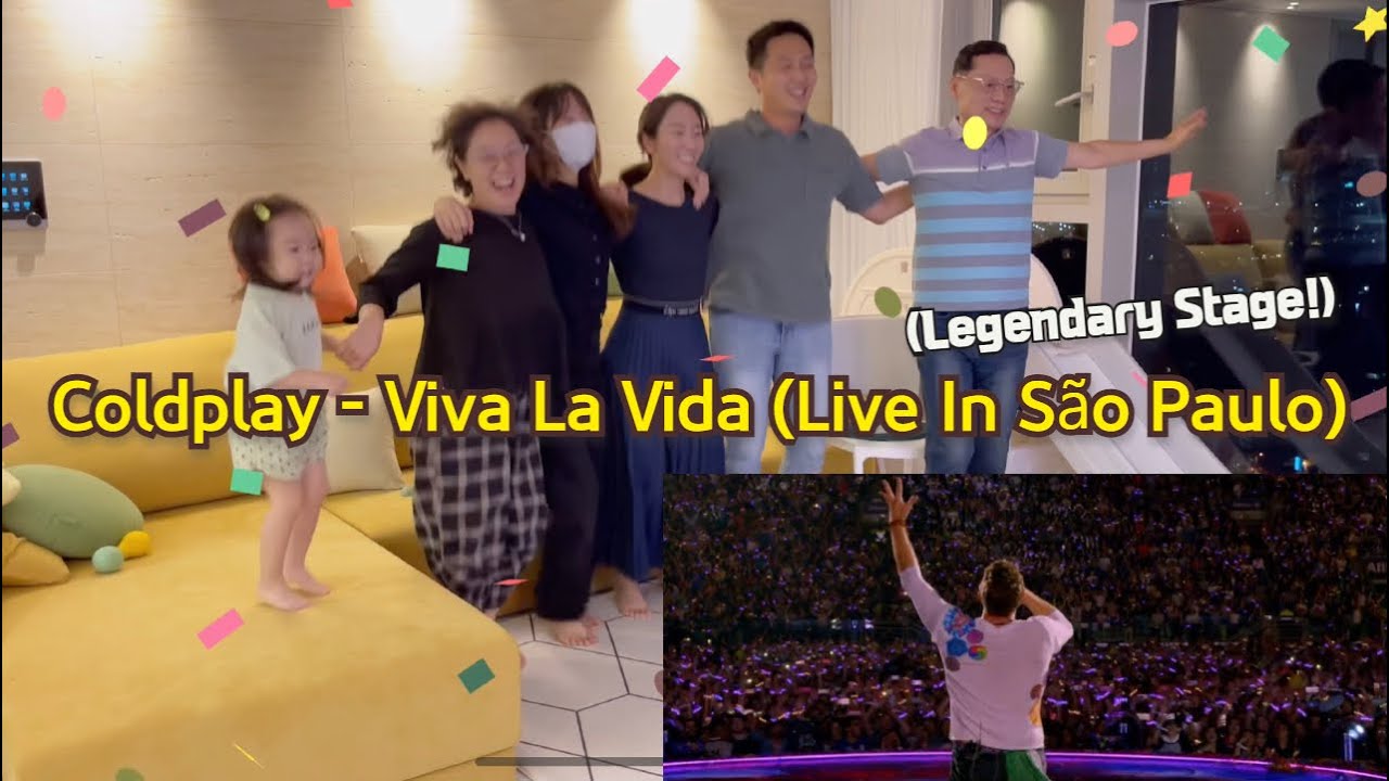 [ENG] Coldplay - Viva La Vida (Live In São Paulo) REACTION / Korean ARMY Family's Reaction