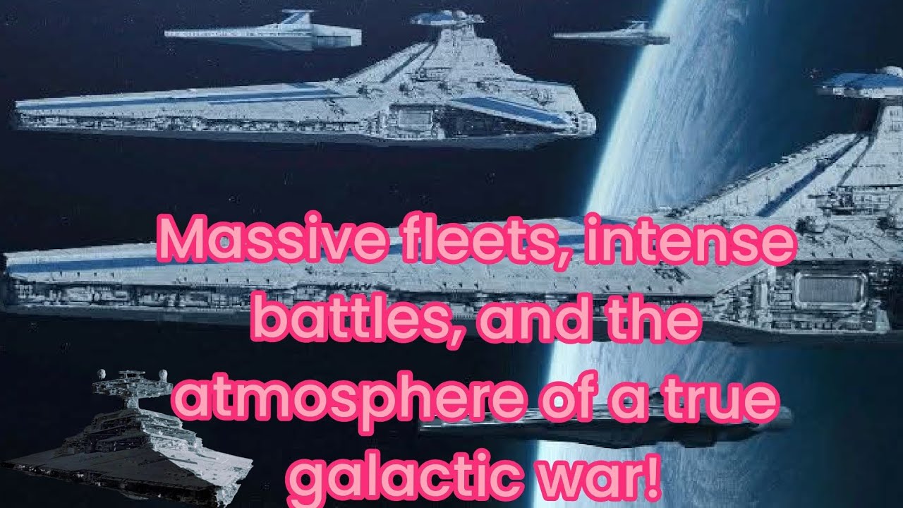 Star Wars Massive Space Battles | Empire vs Rebels Fleet Warfare. Епічні космічні бої Star Wars
