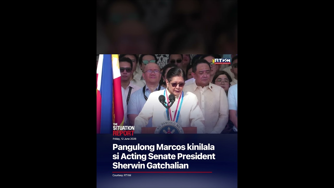 Pangulong Marcos kinilala si Acting Senate President Sherwin Gatchalian