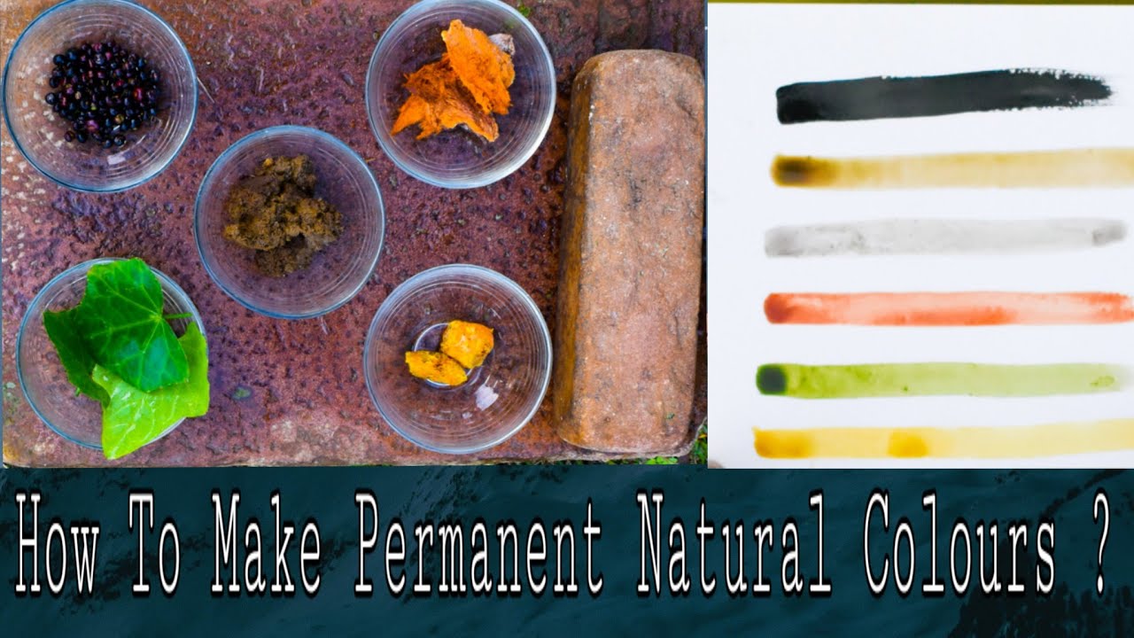 How To Make Natural Colours At Home For Painting (Part-2) | Madhubani Painting | Madhubanikraft