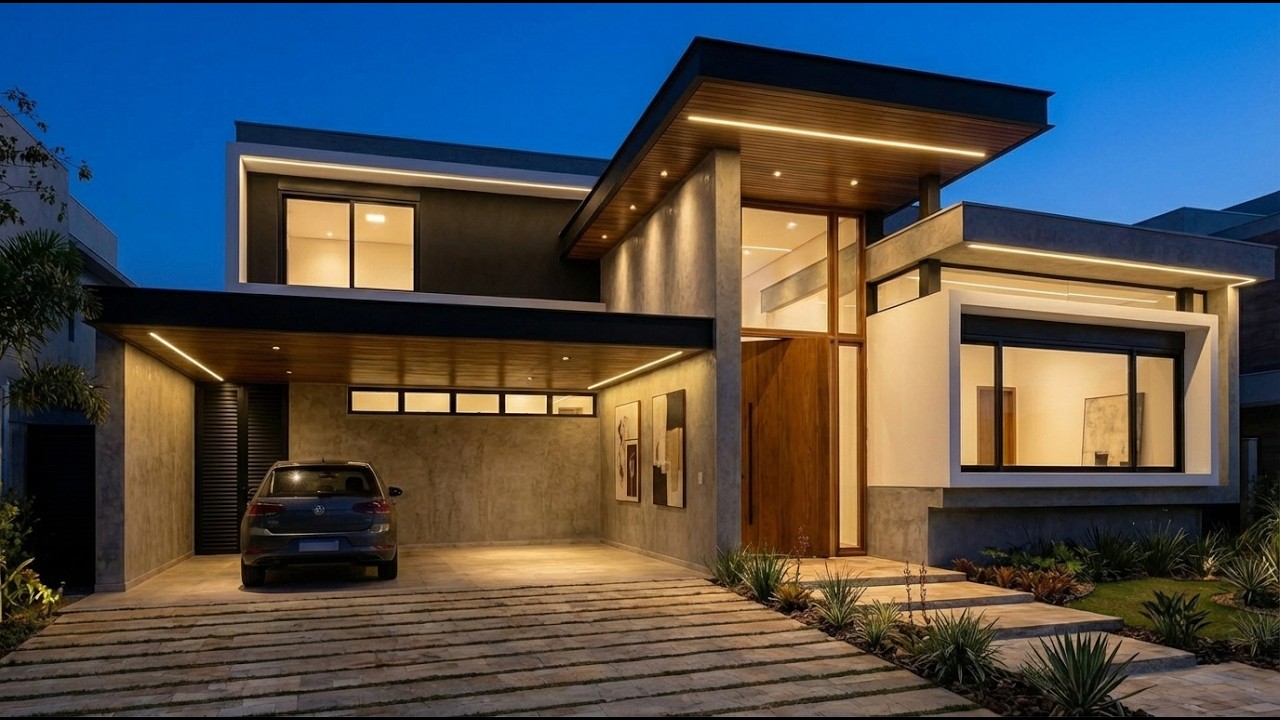 ARQUITETURA INTELIGENTE: 3 Quartos Amplos em Design Contemporâneo 170m²