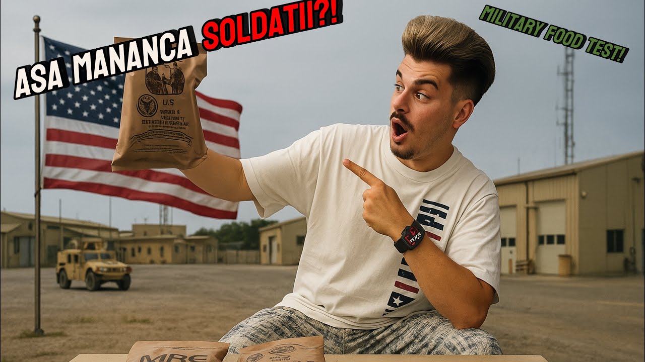TESTEZ RATII MILITARE DIN AMERICA!! (MRE PACK)