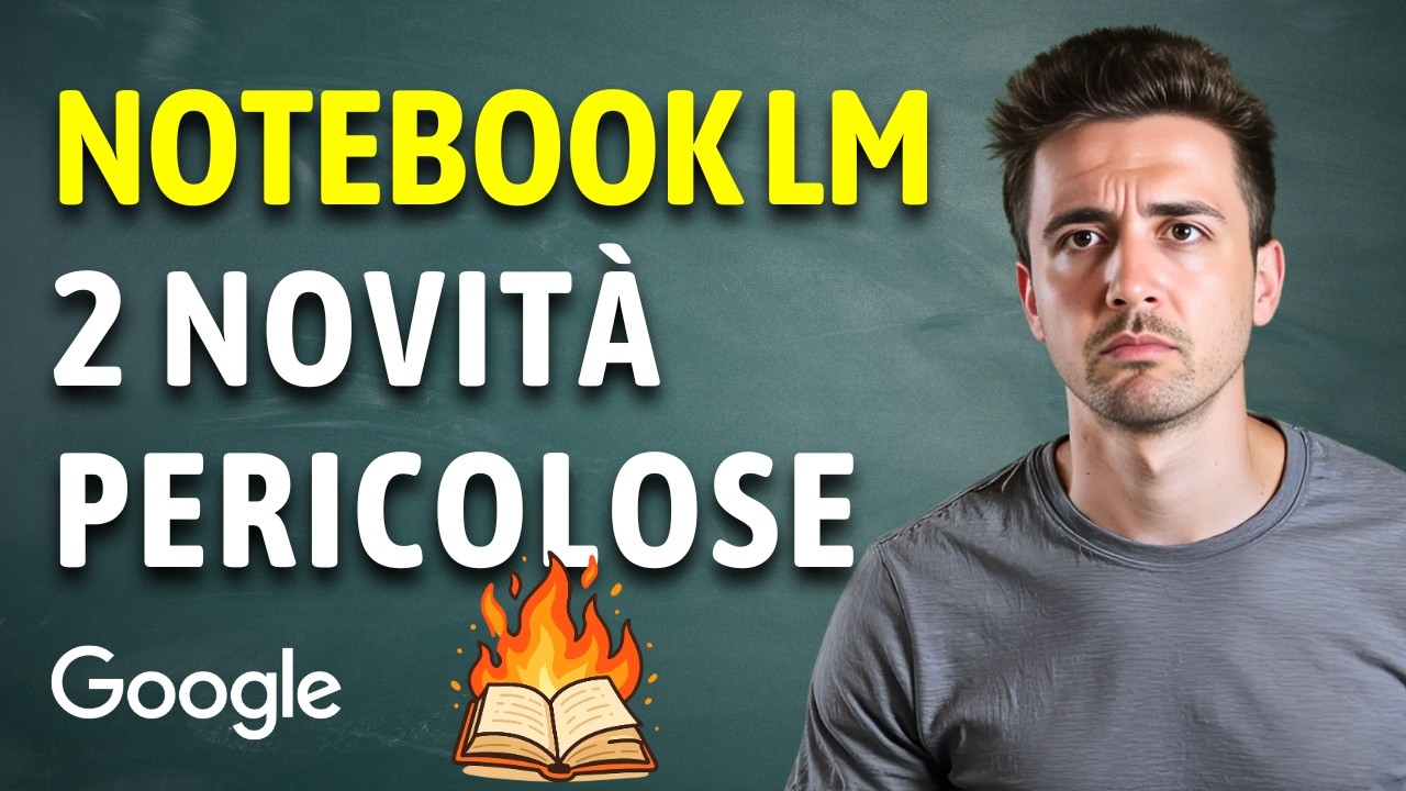 NotebookLM: 2 novità pericolose per lo studio! Usale così