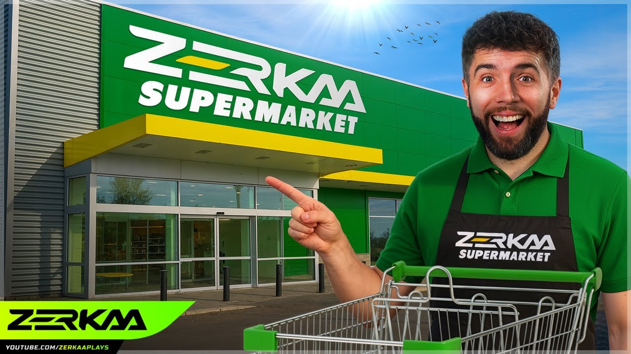 I OPENED A *GIANT* SUPERMARKET! (Hypermarket Simulator #1)