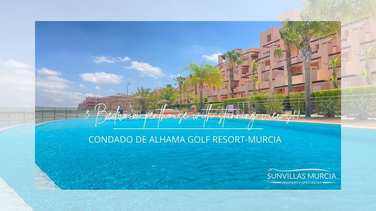 3 bedroom Penthouse in Condado de Alhama Golf Resort - Murcia