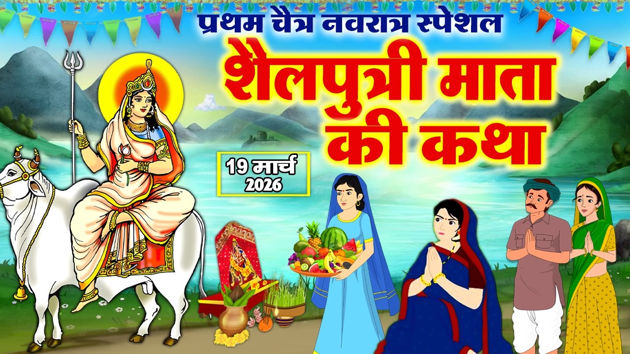प्रथम चैत्र नवरात्र शैलपुत्री माता की कथा~ Shailputri Mata Ki Katha 2026 ~ Shailputri Mata Ki Kahani