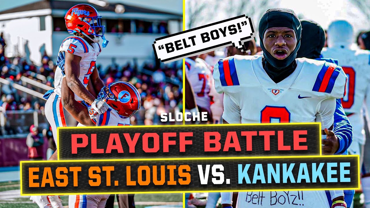 These Teams DON'T Like Each Other.. East St. Louis vs. Kankakee Highlights!