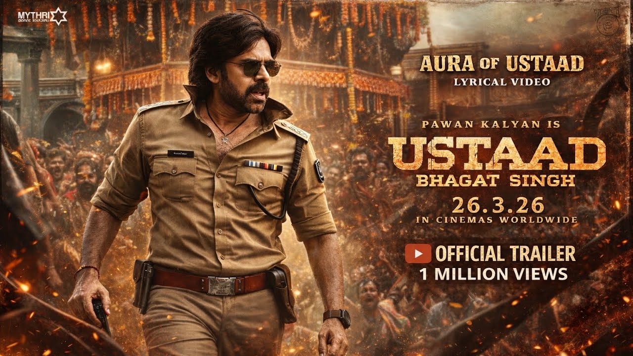 USTAAD BHAGAT SINGH Official Trailer | Pawan Kalyan | Sreeleela | Harish Shankar | DSP | Mythri