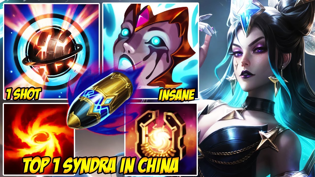 WILD RIFT CHINA TOP 1 SYNDRA -  LIANDRY SYNDRA? BEST BUILD RUNES