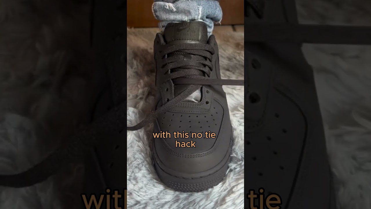 Make Your Air Force 1 Look Fresh with No-Tie Lacing #footcomfort #fashionablefeet #nike #lacing