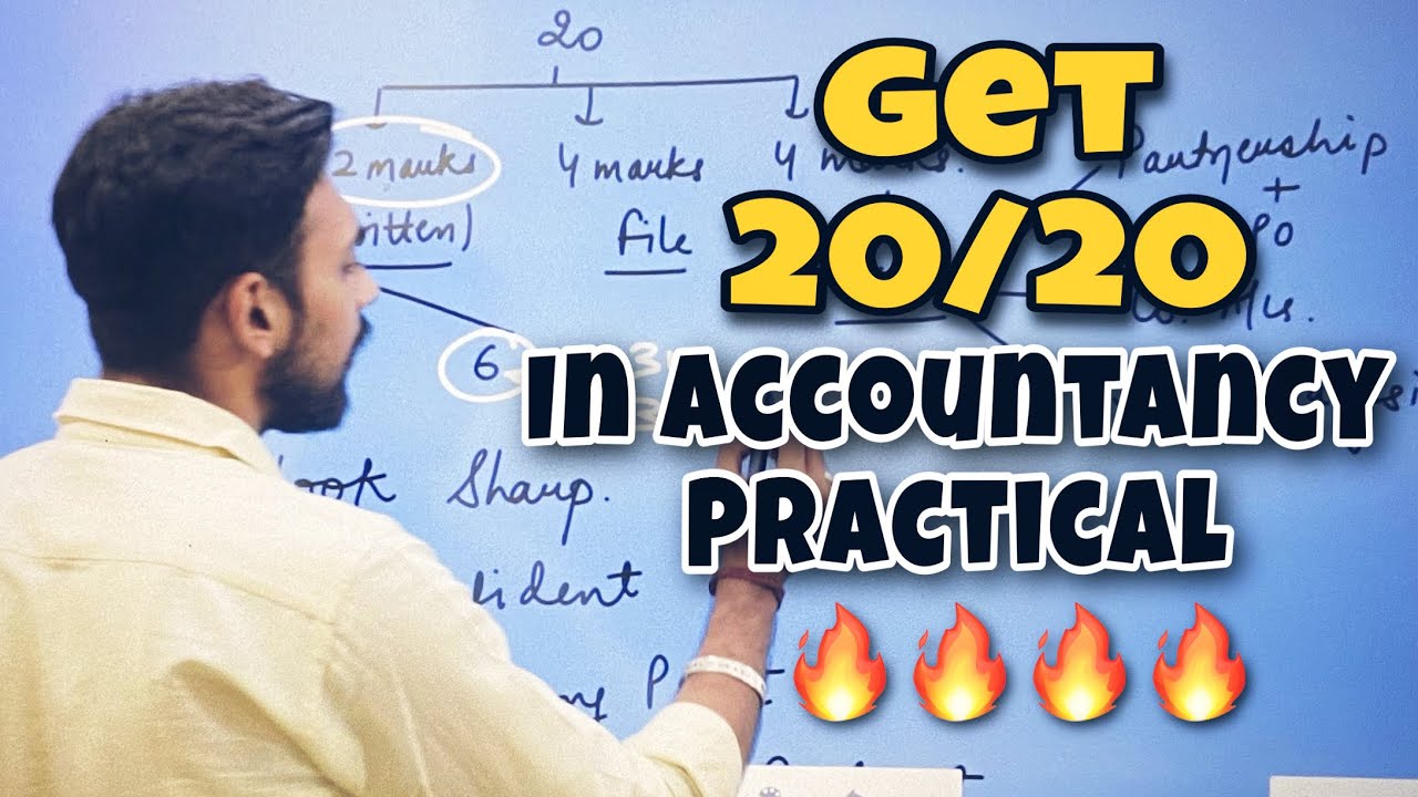 Get 20/20 in Practicals | Accountancy Practical | Important points to know