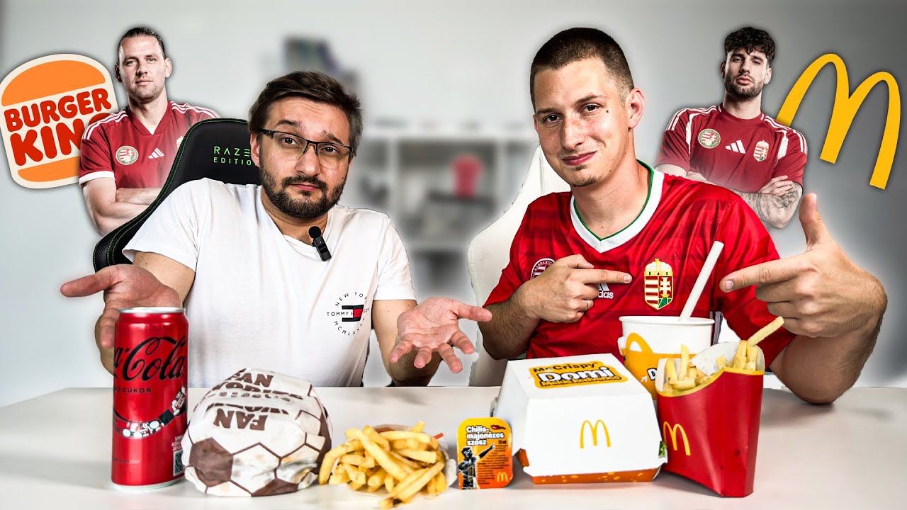 EB MENÜK - BURGER KING vs McDONALD'S⚽️