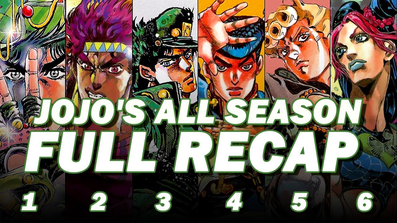 The COMPLETE Story of JoJo's Bizarre Adventure [S1-S6]