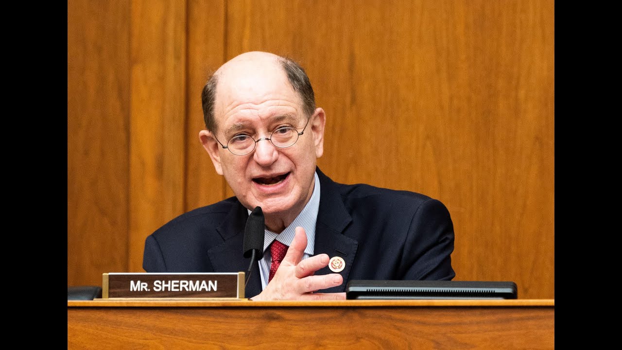 Sherman Grills Trump Appointees on New Bank Receiving Favorable Treatment