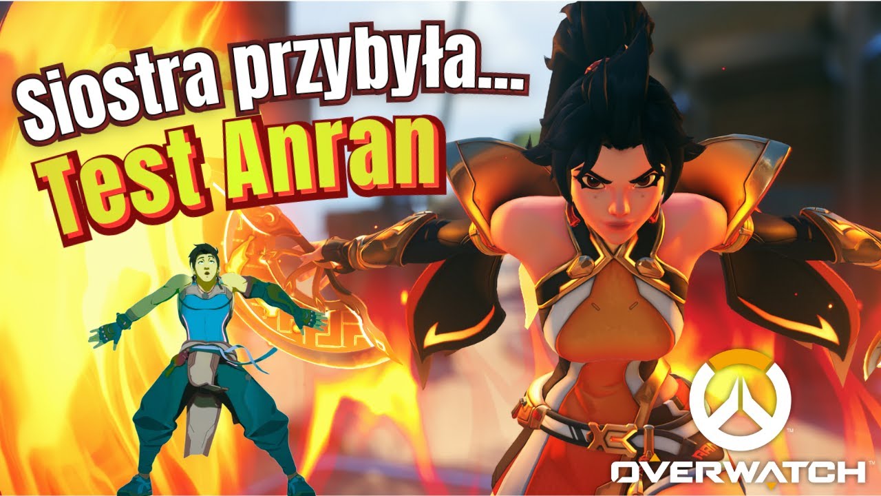 Test nowej postaci w Overwatch - ANRAN