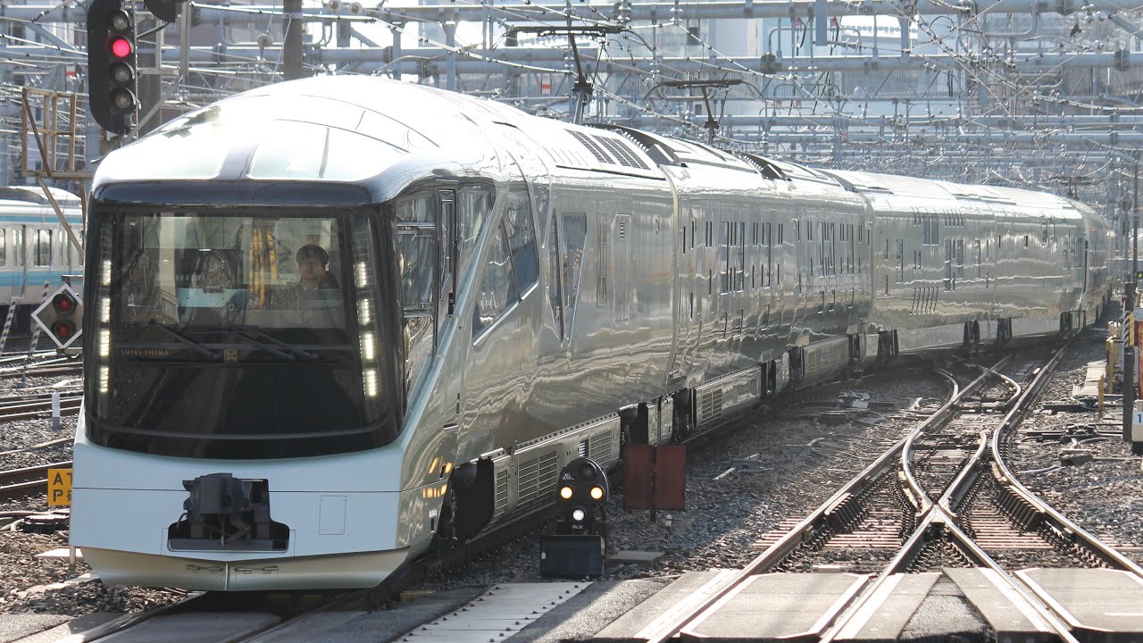 E001形TRAIN SUITE四季島　大宮駅到着シーン