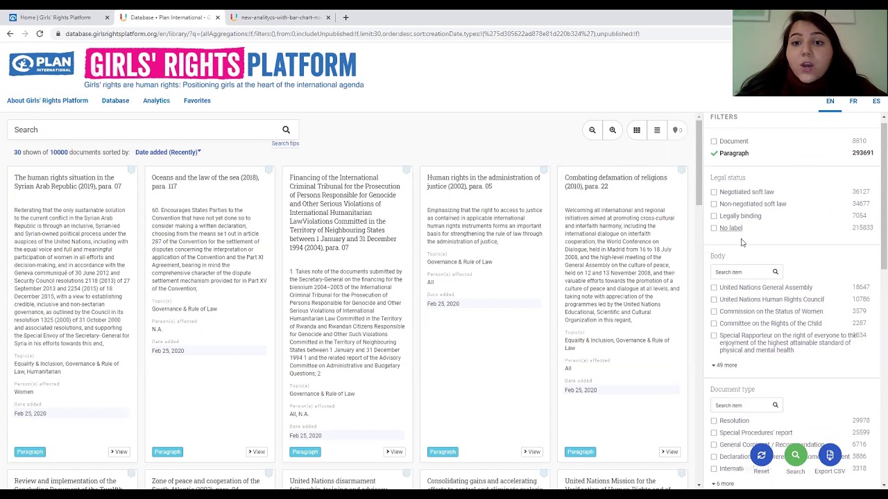 Human Rights Database Tutorial