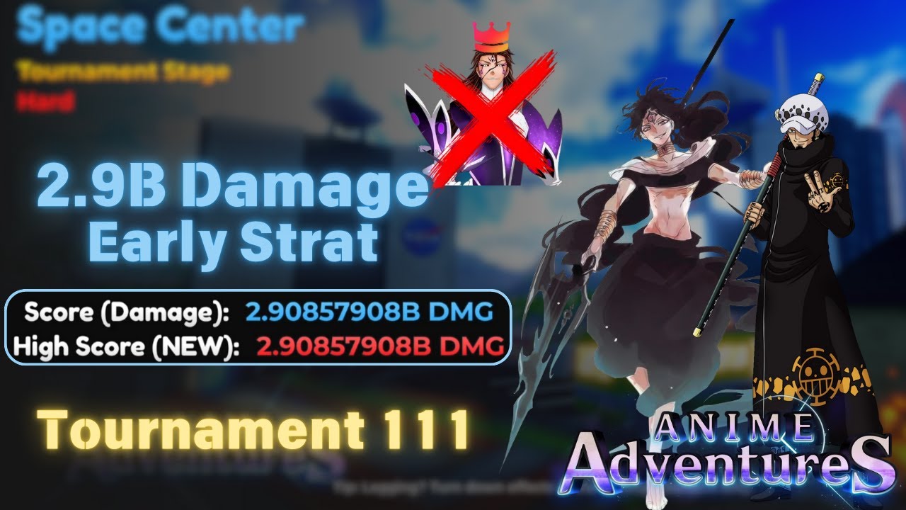 2,9B Damage early strat no Aizen In Tournament 111 Anime Adventures