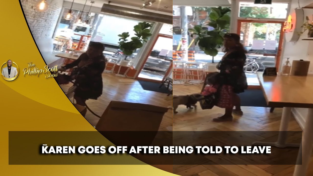 Karen Becomes Upset After Refusing To Wear Mask & Being Told To Remove Non Service Dog In Store