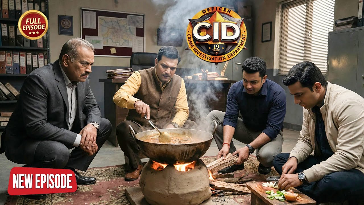 अभिजीत दया ACP प्रदुमन और सालुखे ने ऑफिस में सब के लिया चूल्हे पर खाना बनाया | CID | New Episode