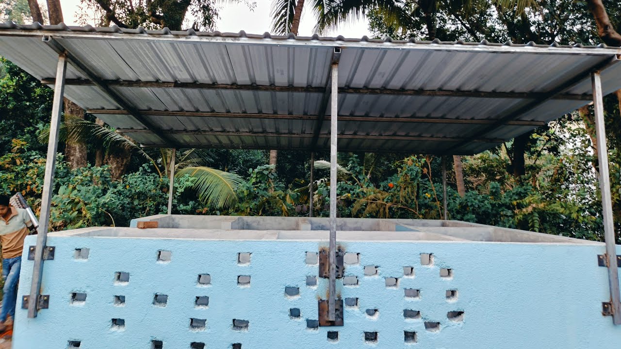 How to make garbage house shade 16×20 ...meet fabrication 