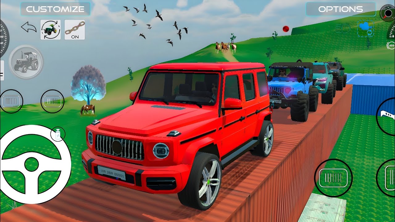 Drive Dumper and Unloading Stone From Dumper Truck in💥 Game #thar #scorpio#fortuner #gameplay#4x4...