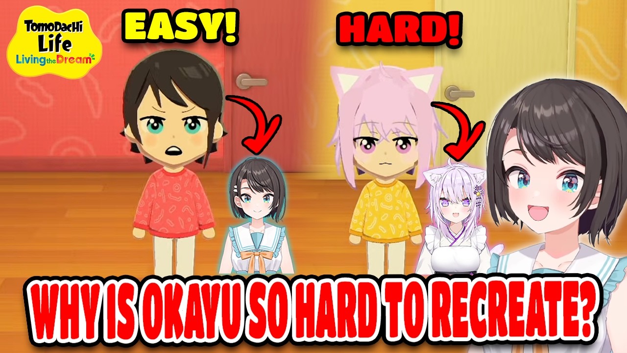 Subaru&rsquo;s Hilarious Character Creation in Tomodachi Life: Living the Dream Hololive【ENG SUB】