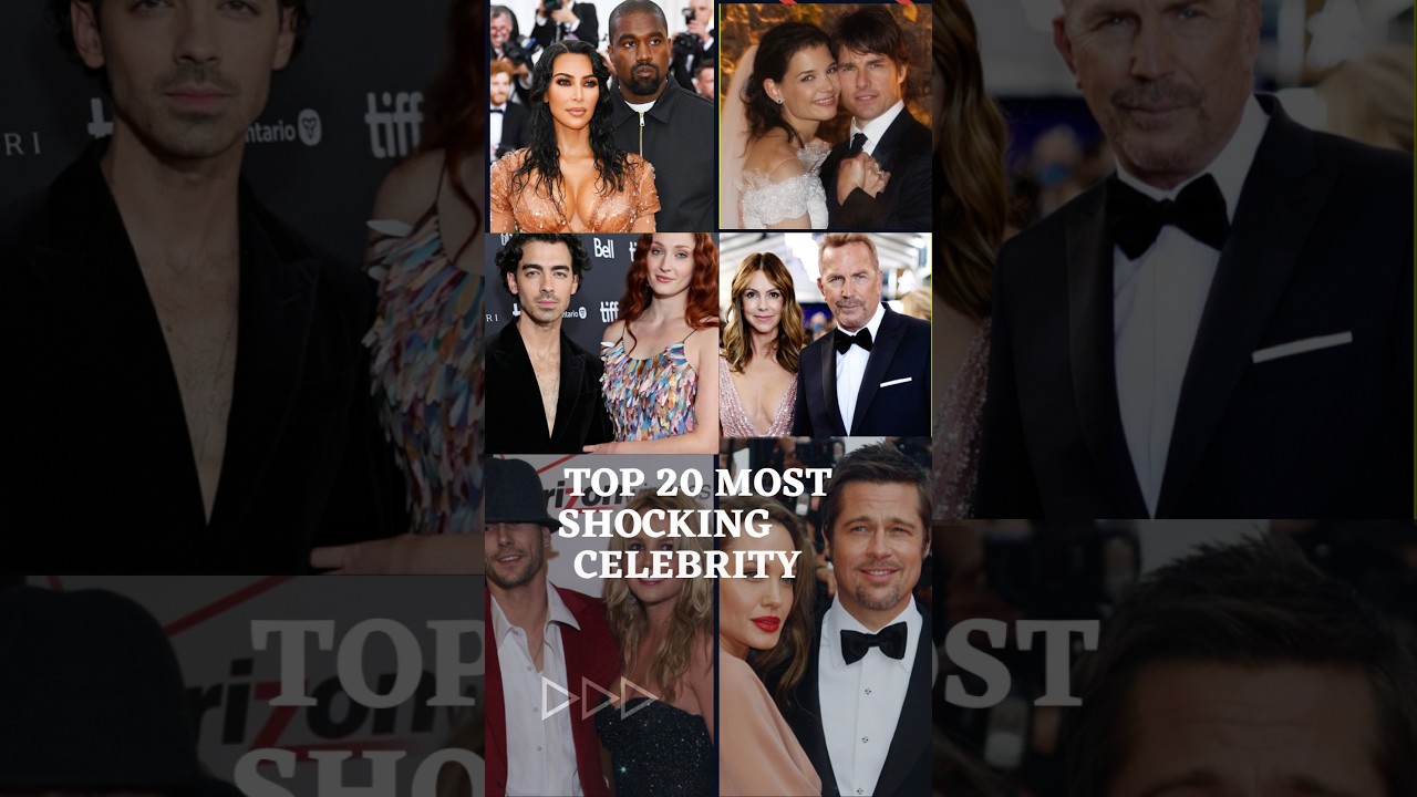 Top 20 Most Shocking Celebrity Divorces (PART- 1)😱😱#celebrity #divorce