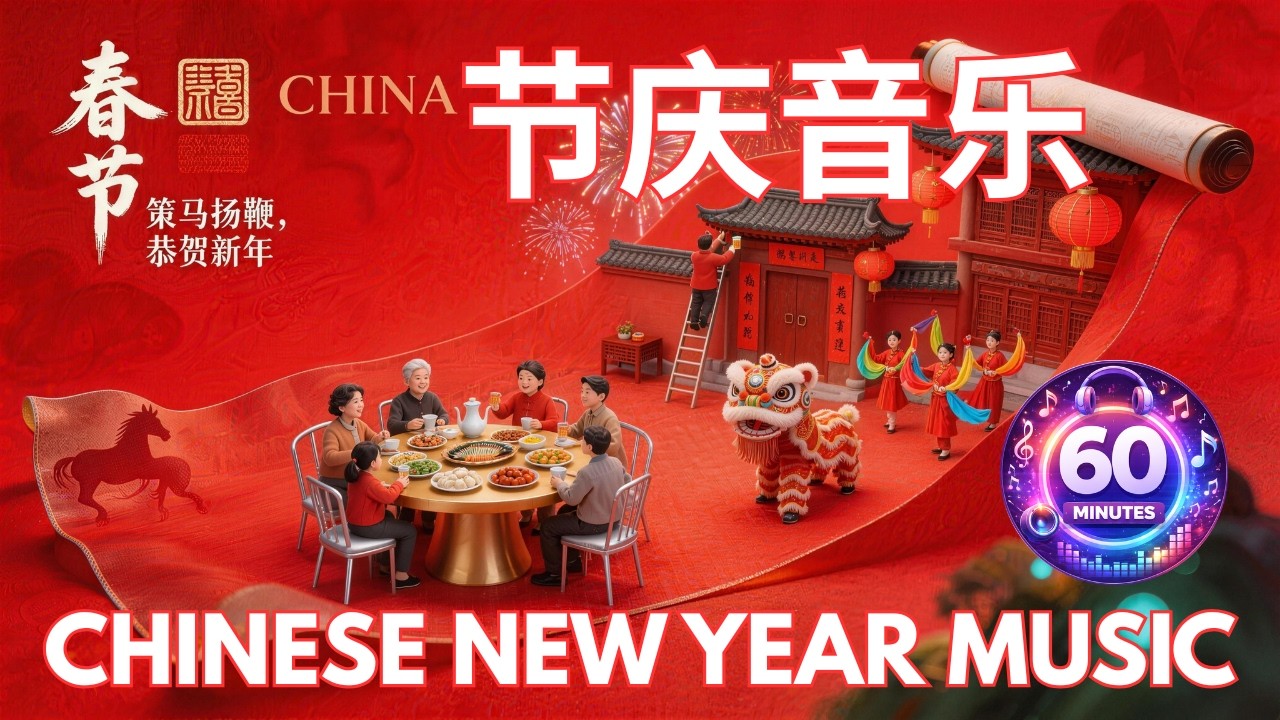 2026中国春节必选：海外中餐厅 & 奢华酒店春节节日专属背景音乐  (1小时) | Chinese New Year 2026 Luxury Lounge BGM
