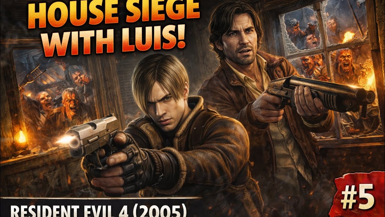 Trapped in a House With Luis... We Fought Off Endless Ganados | Resident Evil 4 (2005) #5