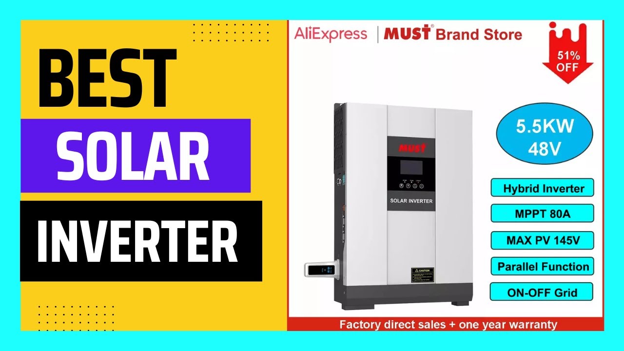 MUST PH1800 Plus 5KW Hybrid Solar Inverter