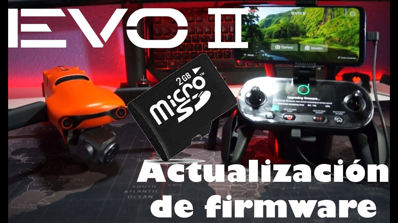 Autel Evo 2 Actualización de Firmware con la Micro sd, nuevo firmware 2.3.0