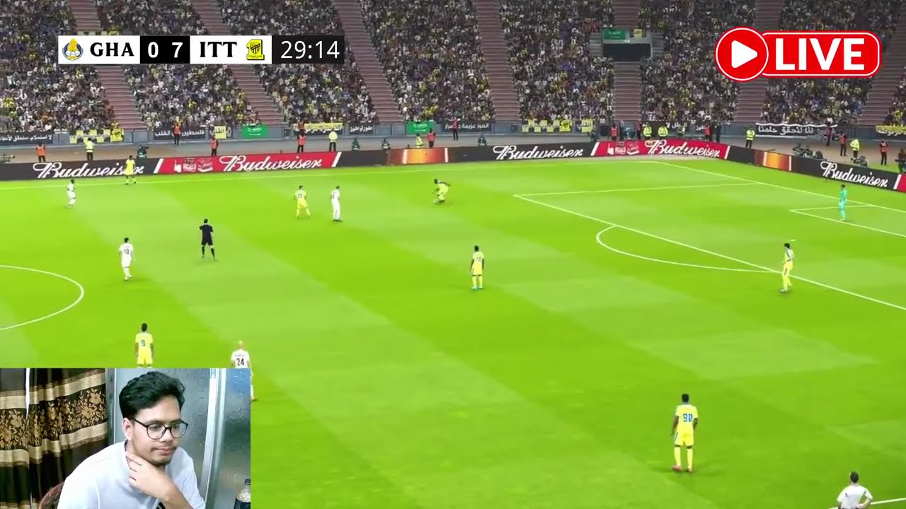 Al-Ittihad vs Al-Gharafa | AFC Champions League | efoootball PES Simulation  | Full Match