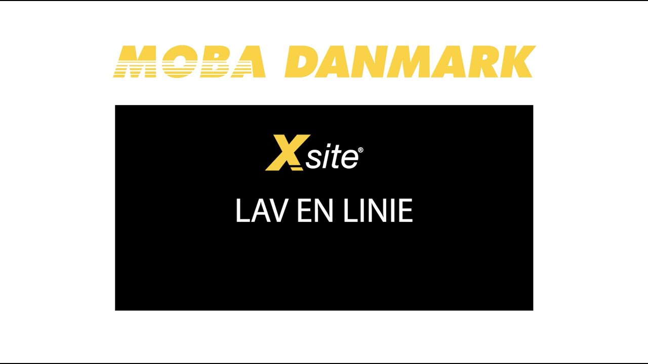 Lav en linie - MOBA Maskinstyring