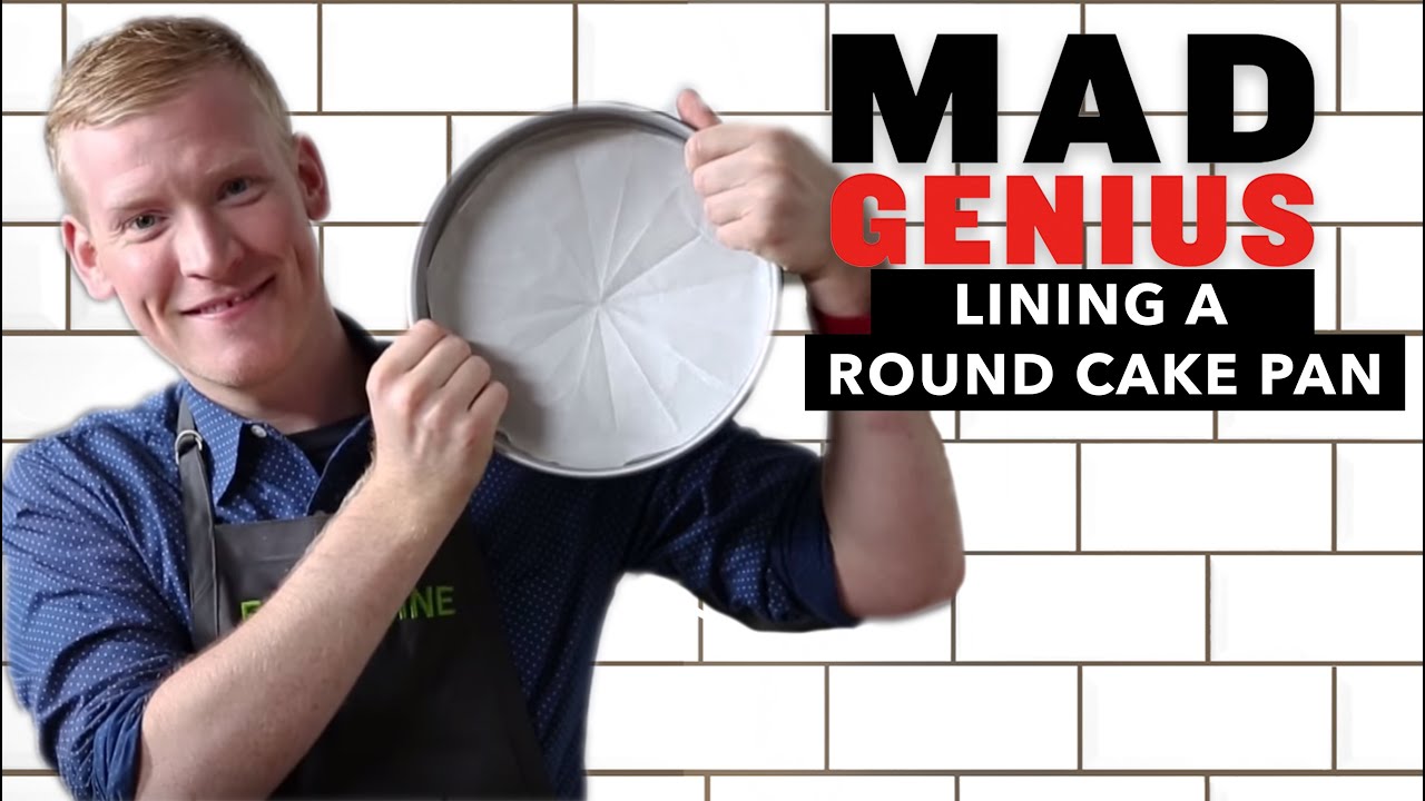 Как идеально выложить тесто для торта в круглую форму | Советы Mad Genius | Еда и вино